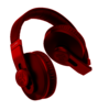 Red Headphones Image